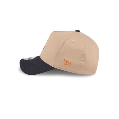 New York Mets Beige Khaki 9FORTY A-Frame Snapback Hat