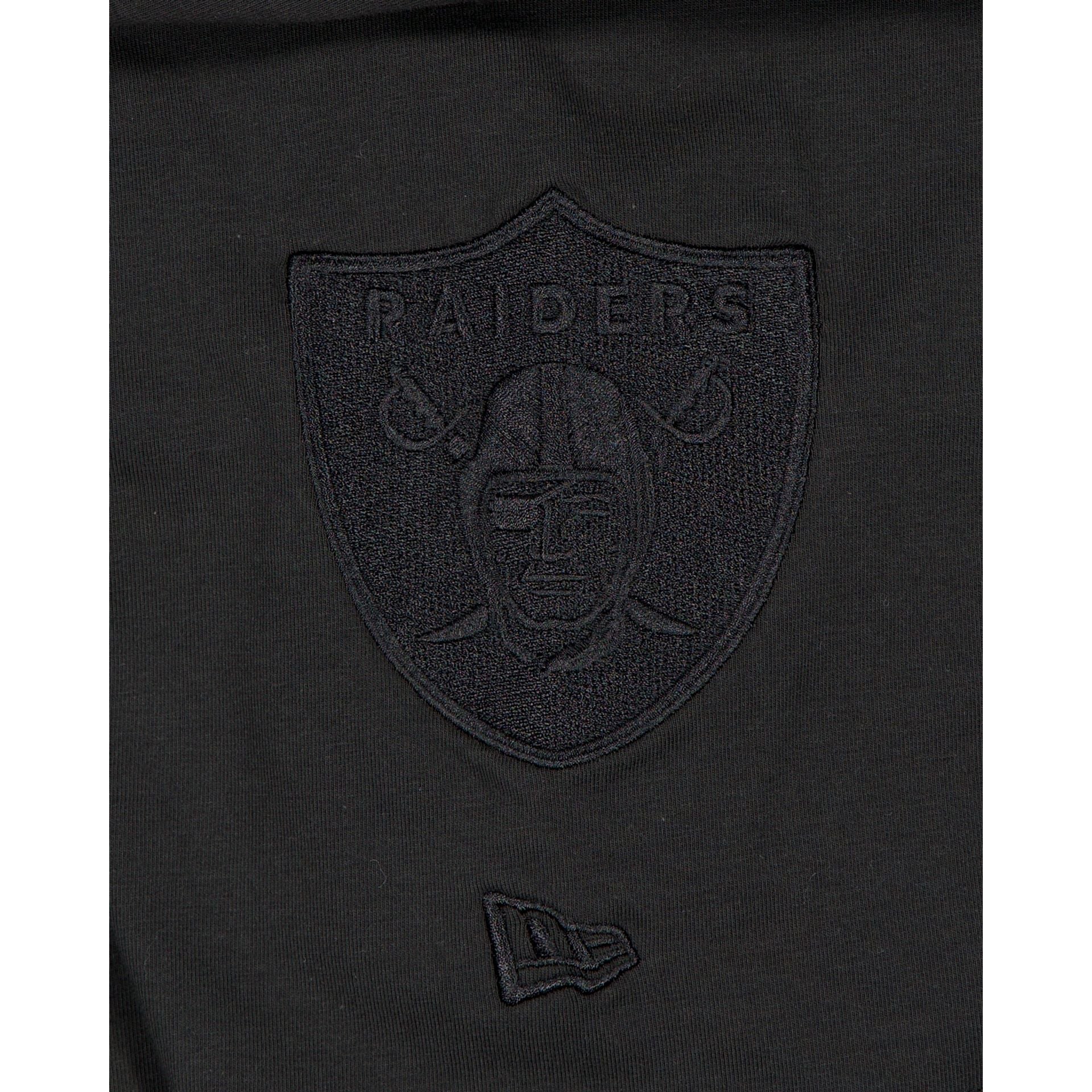 Las Vegas Raiders Black on Black Logo Select T-Shirt