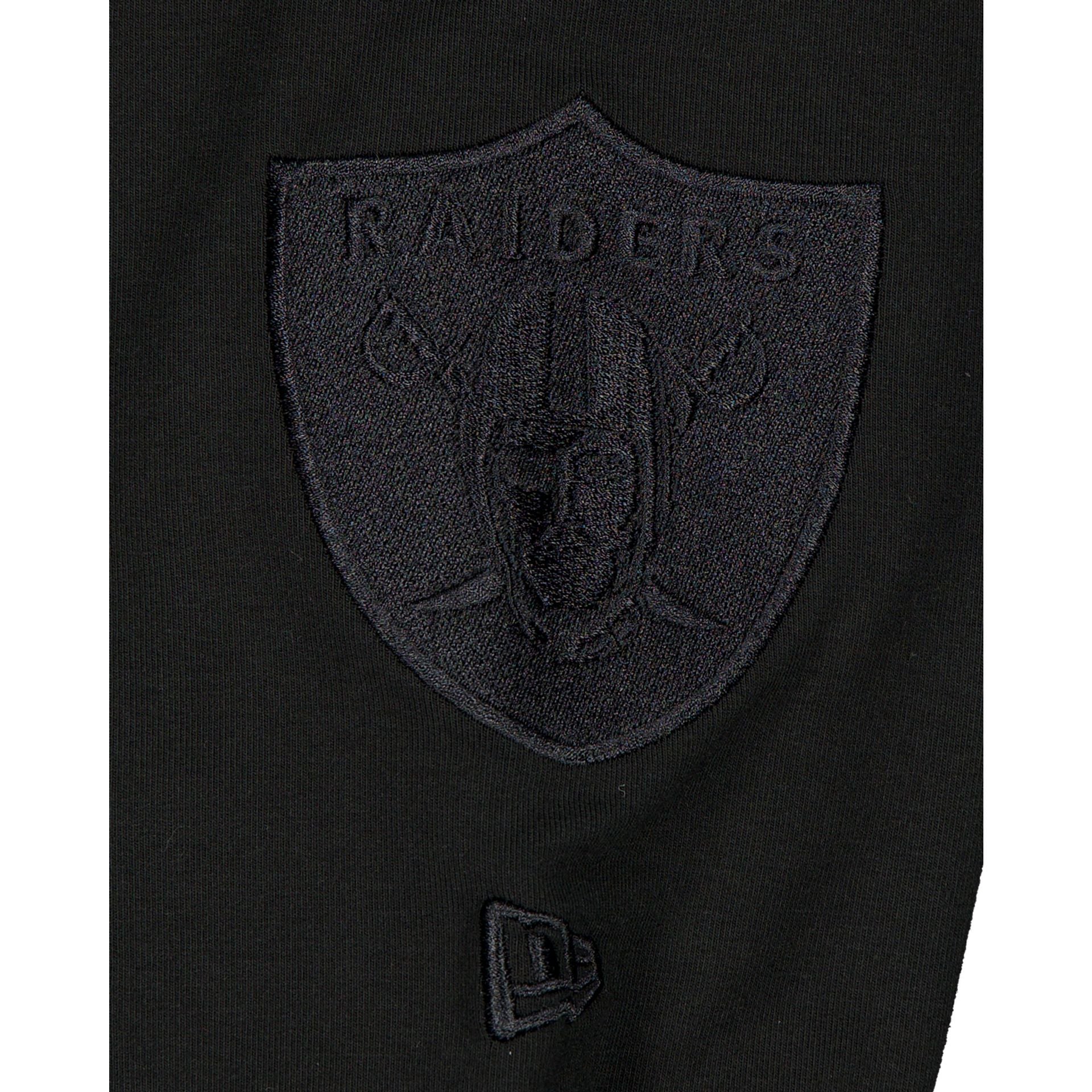 Las Vegas Raiders Black on Black Logo Select Hoodie