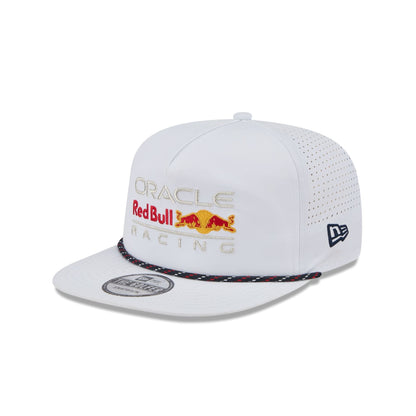 Oracle Red Bull Racing Optic White Performance Rope Golfer Hat