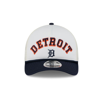 Detroit Tigers Chrome Arch 9FORTY M-Crown A-Frame Trucker Hat