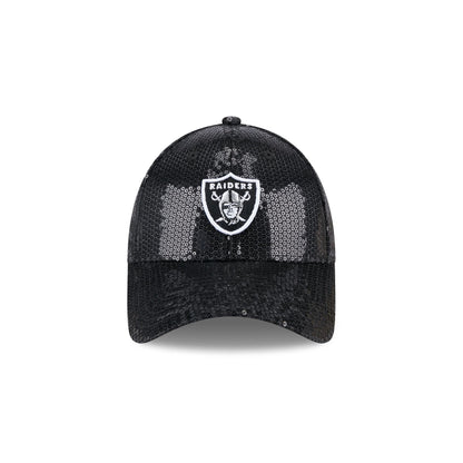 Las Vegas Raiders Sequin Women's 9FORTY Adjustable Hat