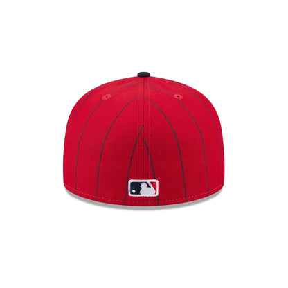 St. Louis Cardinals Pinstripe League Pin 59FIFTY Fitted Hat
