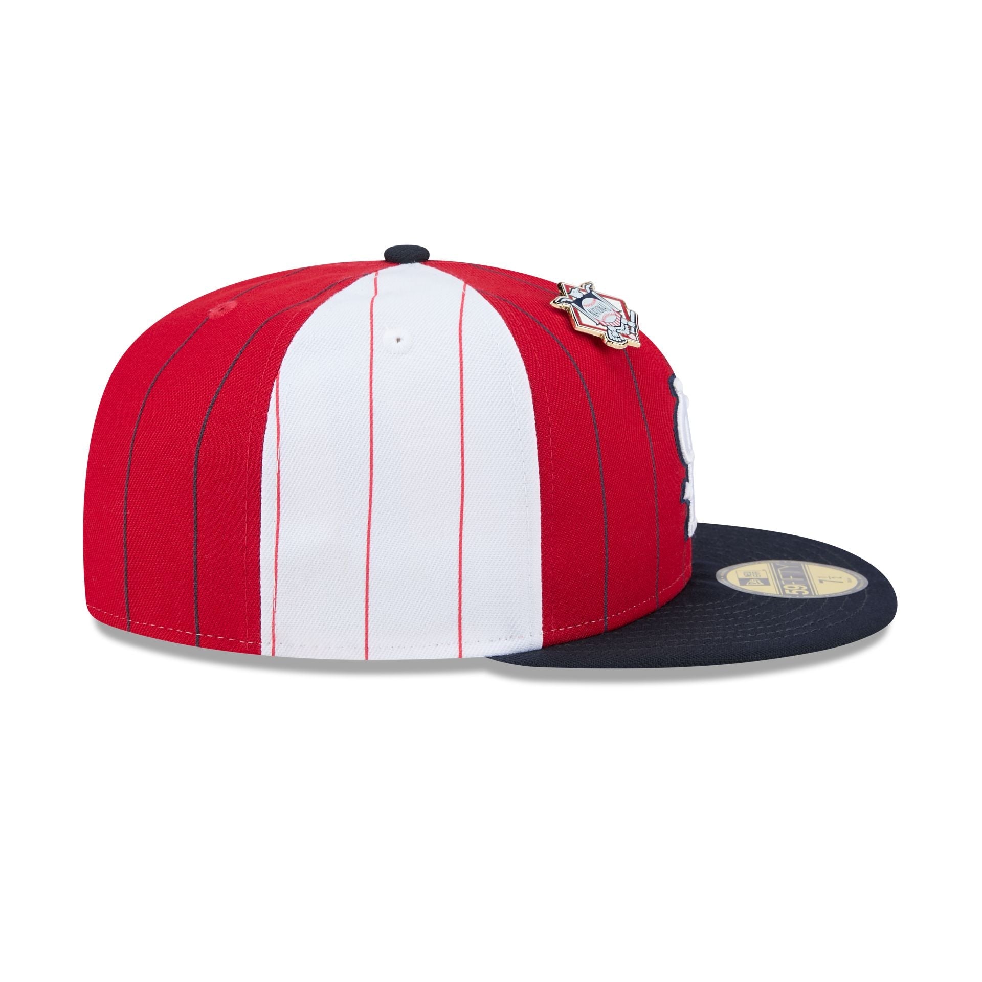 St. Louis Cardinals Pinstripe League Pin 59FIFTY Fitted Hat