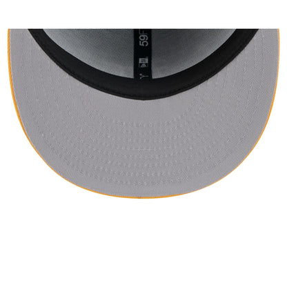 Athletics Pinstripe League Pin 59FIFTY Fitted Hat