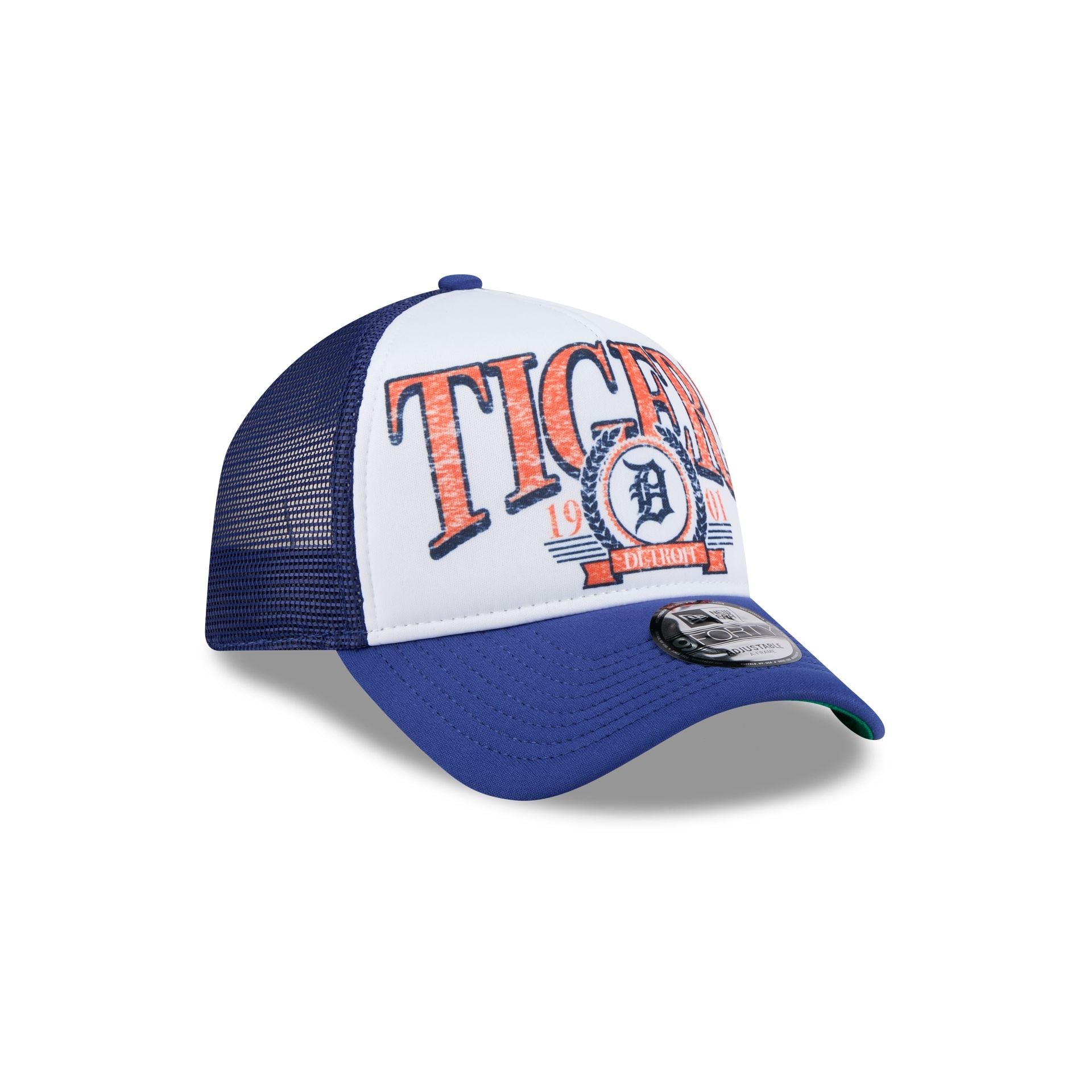 Detroit Tigers Distressed 9FORTY A-Frame Trucker Hat