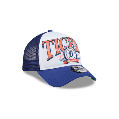 Detroit Tigers Distressed 9FORTY A-Frame Trucker Hat