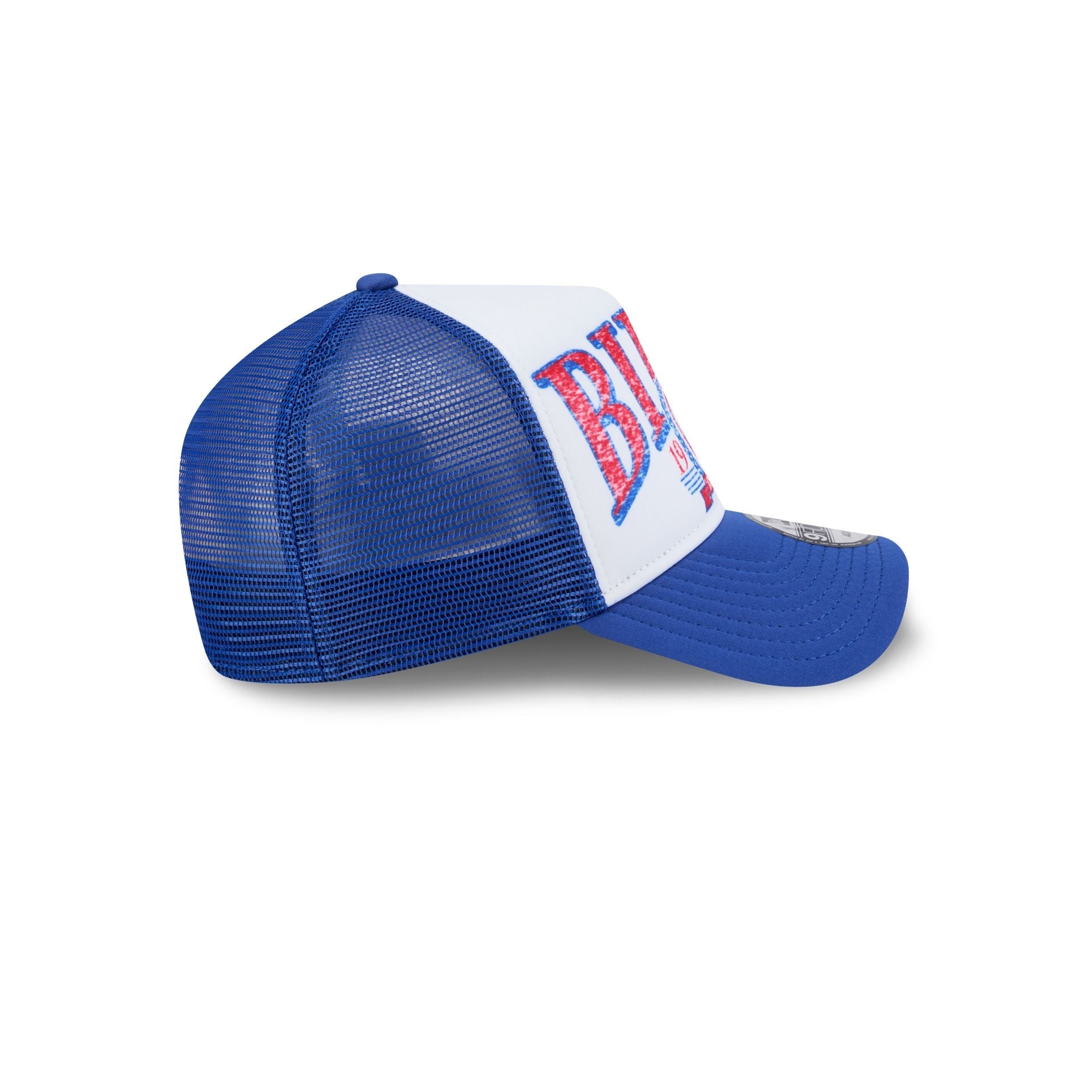 Buffalo Bills Distressed 9FORTY A-Frame Trucker Hat