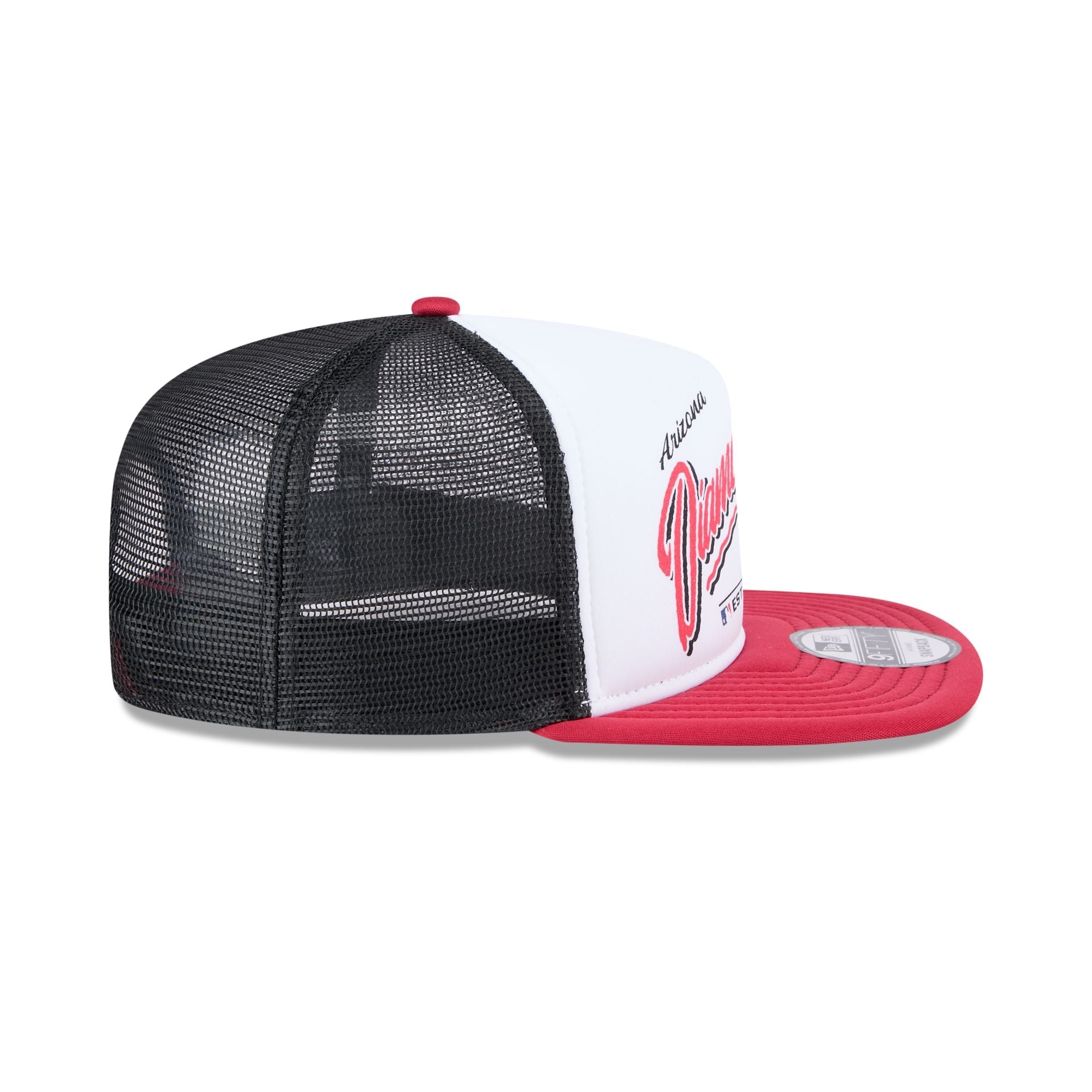 Arizona Diamondbacks Retro Script 9FIFTY A-Frame Trucker Hat