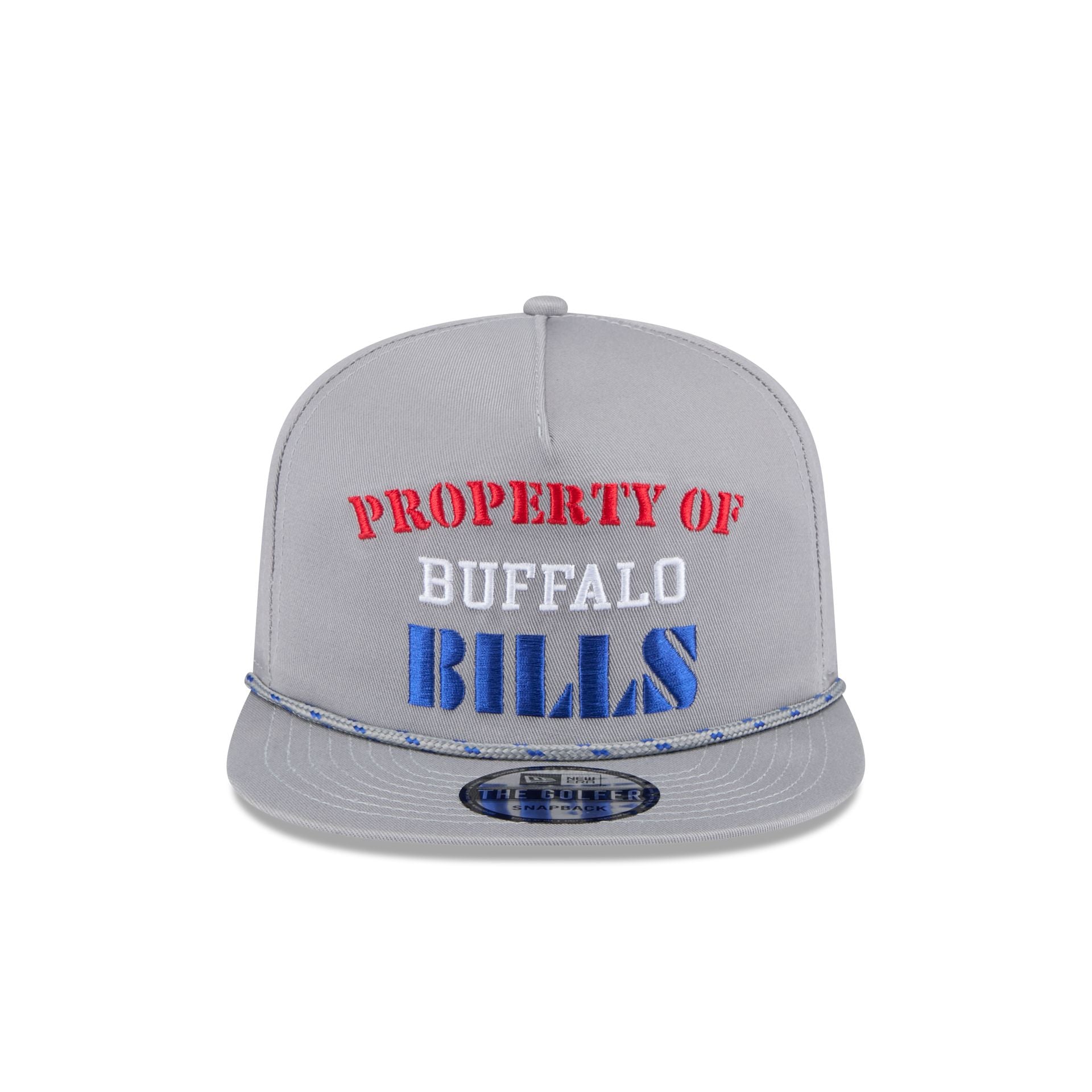 Buffalo Bills Vintage Gray Rope Golfer Hat