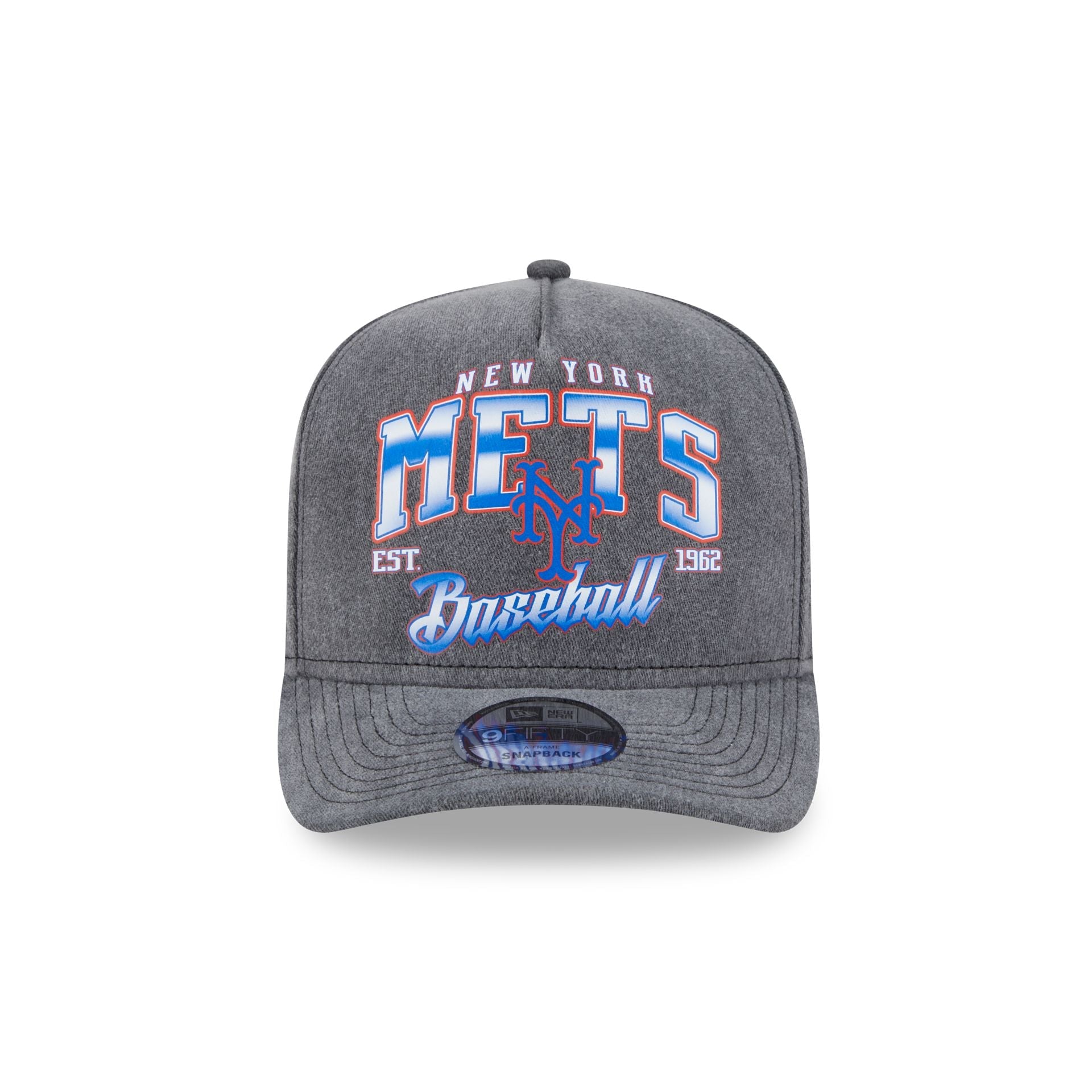 New York Mets Washed 9FIFTY A-Frame Snapback Hat