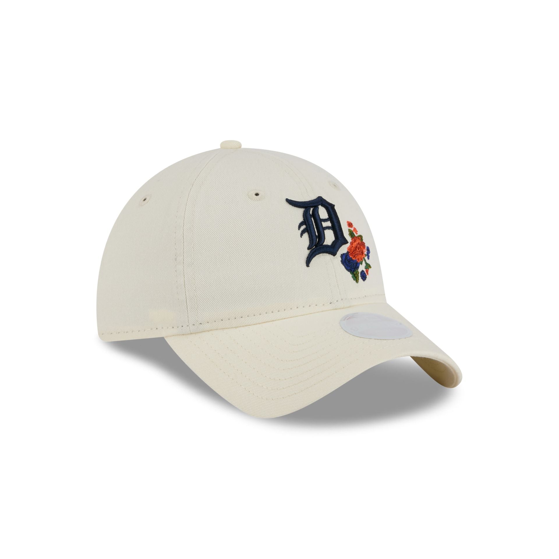 Detroit Tigers Women's Floral Stitch 9TWENTY Adjustable Hat