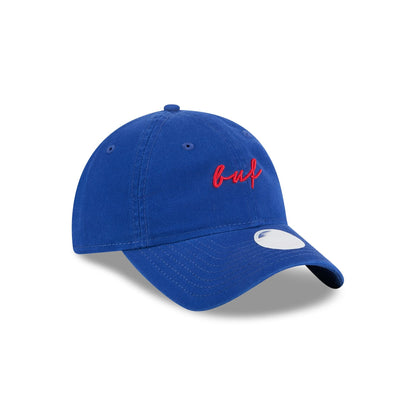 Buffalo Bills Women's Script 9TWENTY Adjustable Hat