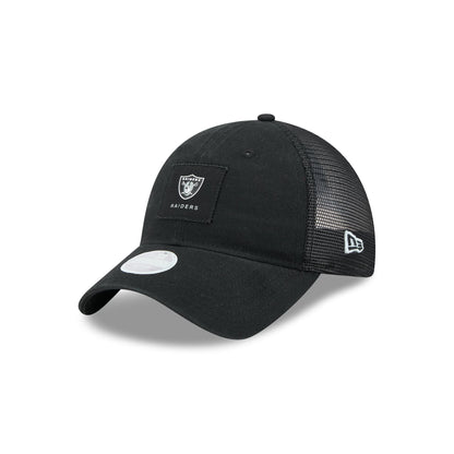 Las Vegas Raiders Women's Square Stitch 9TWENTY Trucker Hat