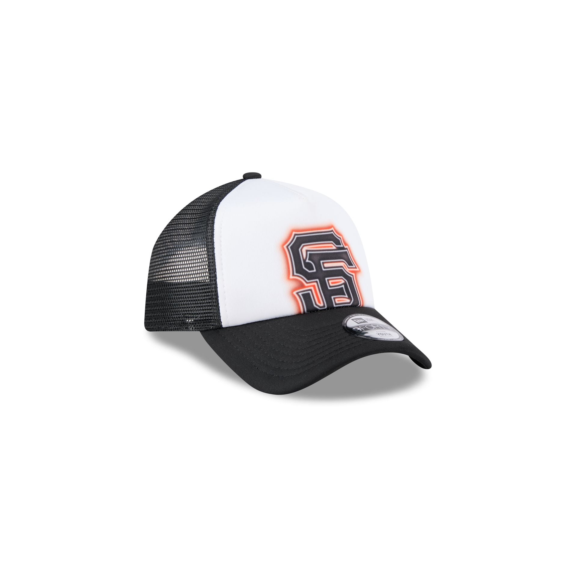 San Francisco Giants Kids Painted 9FORTY A-Frame Trucker Hat