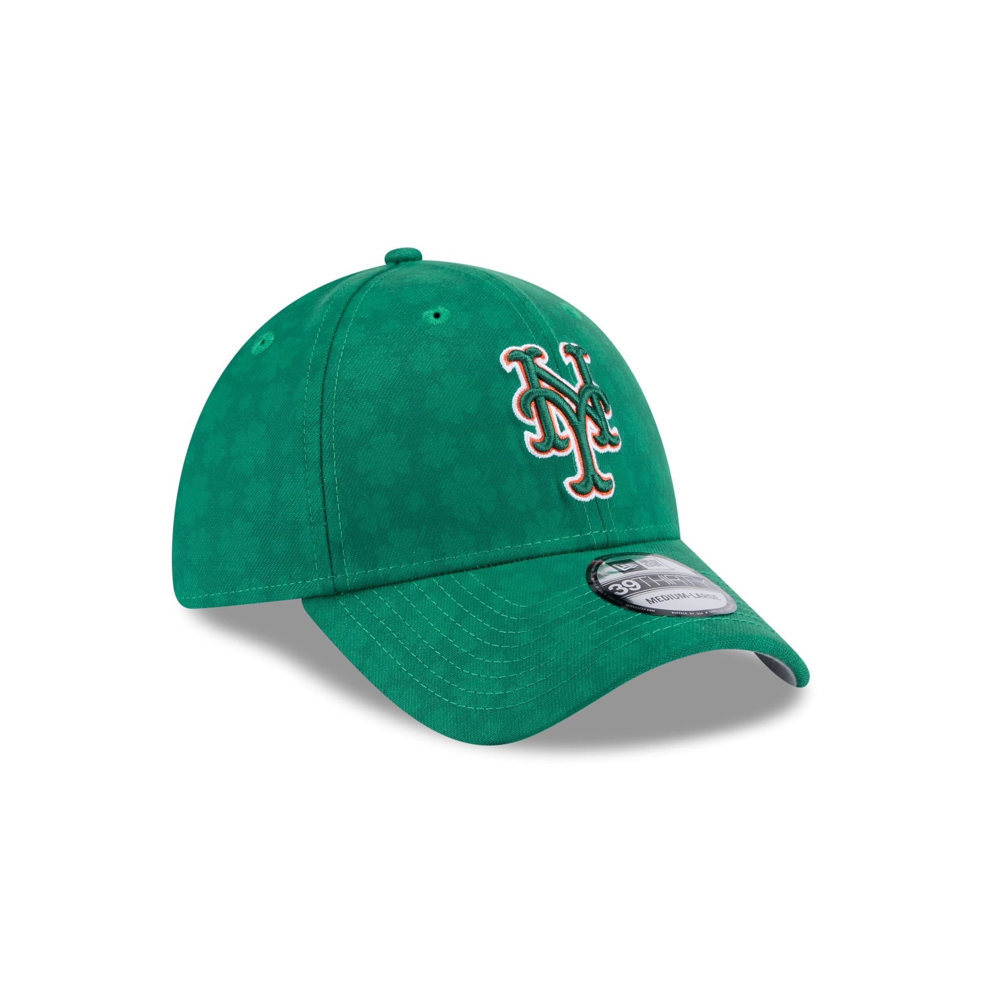 New York Mets St. Patrick's Day 2025 39THIRTY Stretch Fit Hat
