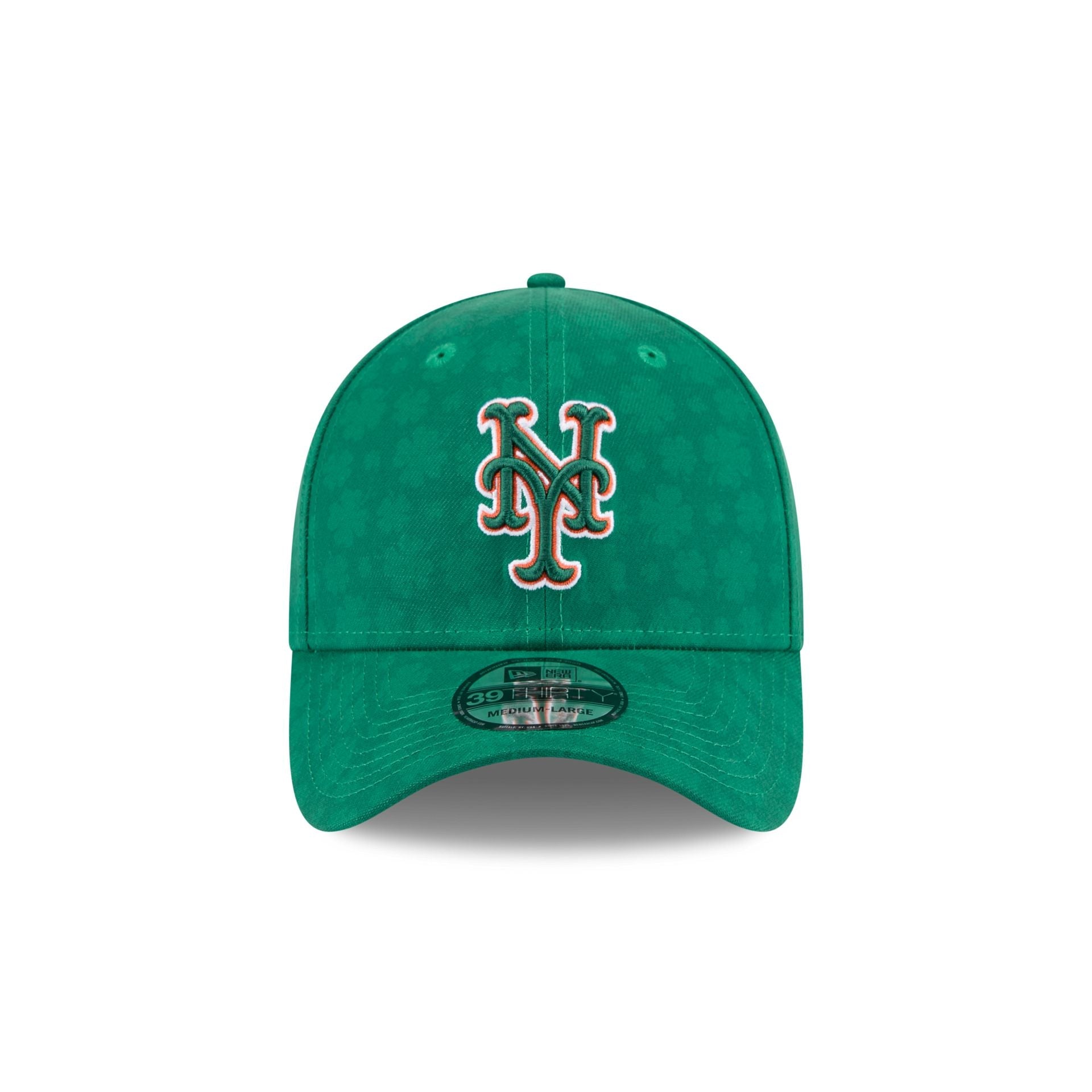 New York Mets St. Patrick's Day 2025 39THIRTY Stretch Fit Hat