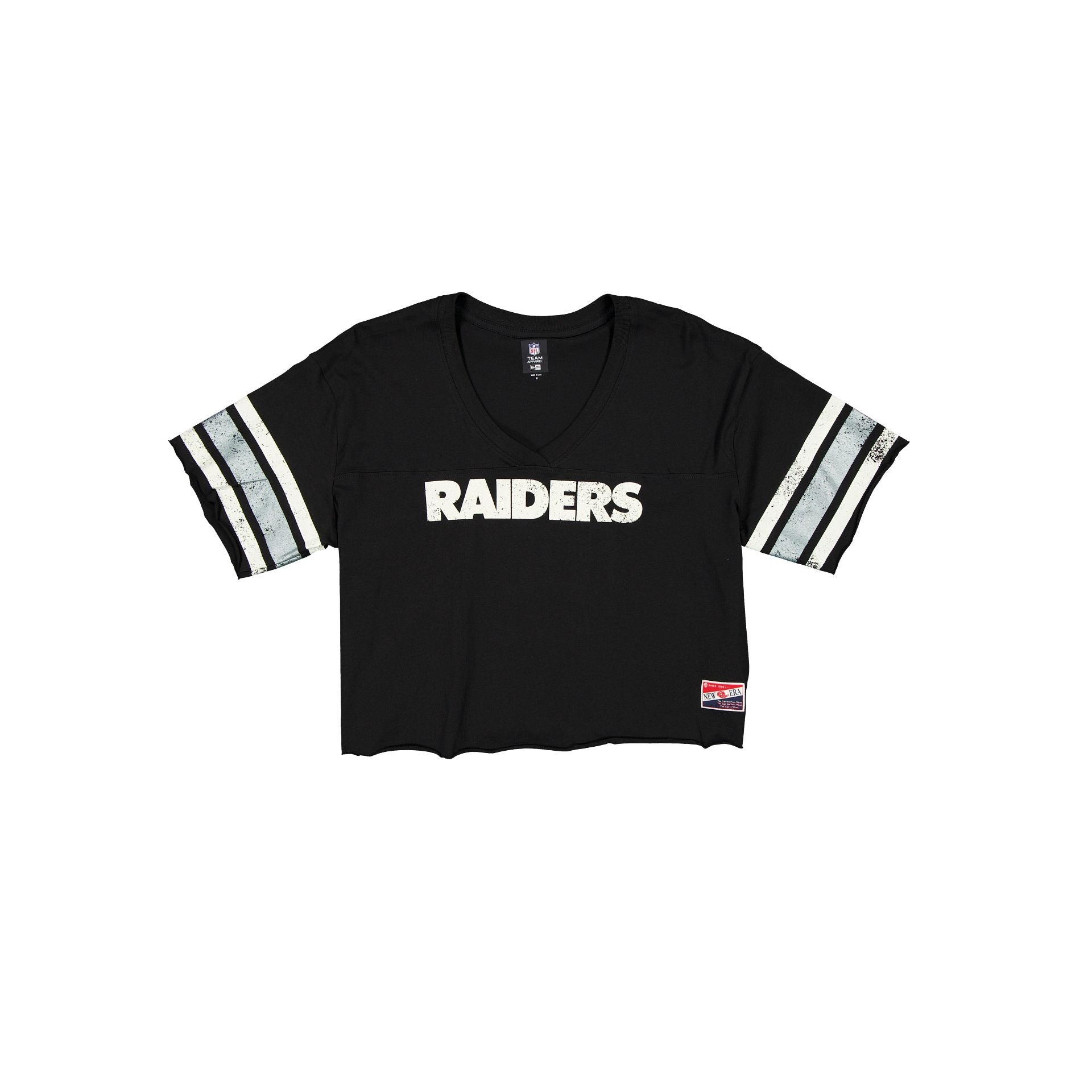 Las Vegas Raiders Throwback Cropped Women's T-Shirt
