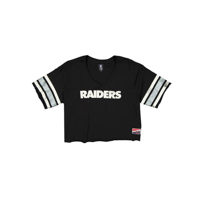 Las Vegas Raiders Throwback Cropped Women's T-Shirt