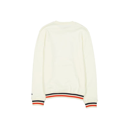 Detroit Tigers Throwback Chrome White Crewneck