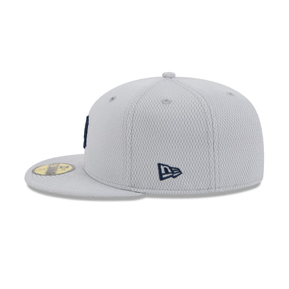 Detroit Tigers 2025 Clubhouse Gray 59FIFTY Fitted Hat