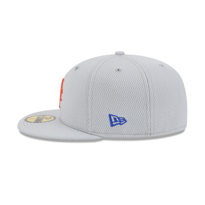 New York Mets 2025 Clubhouse Gray 59FIFTY Fitted Hat