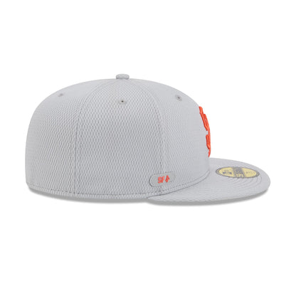 San Francisco Giants 2025 Clubhouse Gray 59FIFTY Fitted Hat