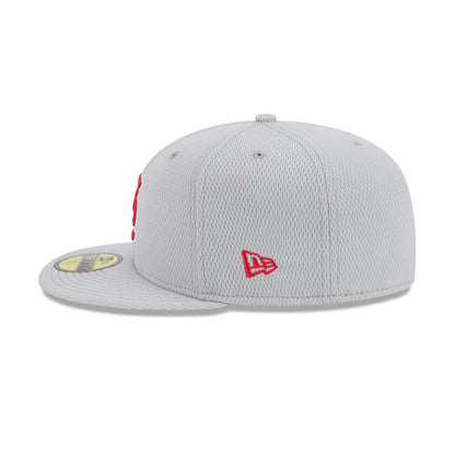 St. Louis Cardinals 2025 Clubhouse Gray 59FIFTY Fitted Hat