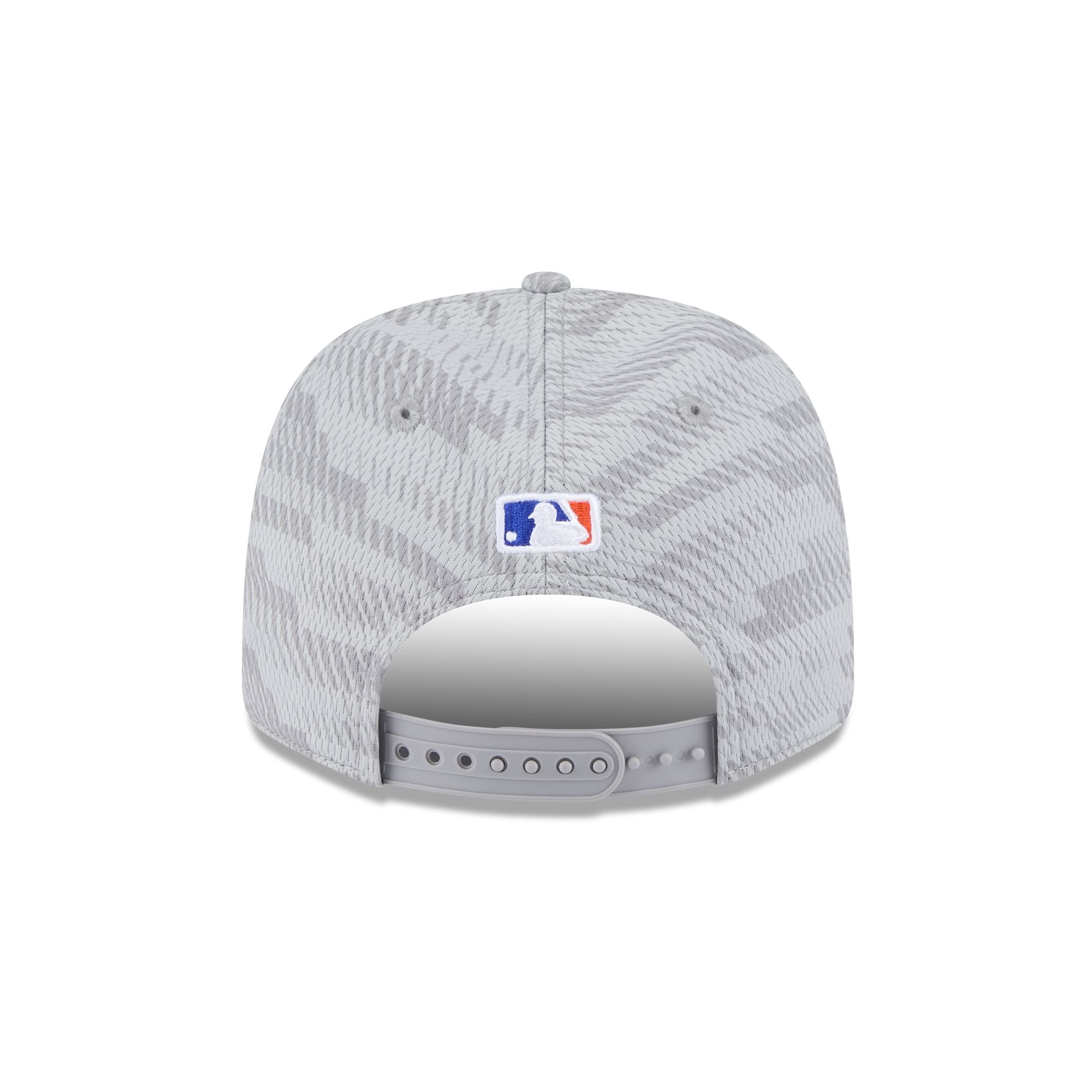 New York Mets 2025 Clubhouse Gray 9SEVENTY Stretch-Snap Hat