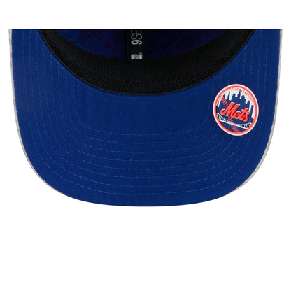 New York Mets 2025 Clubhouse Gray 9SEVENTY Stretch-Snap Hat