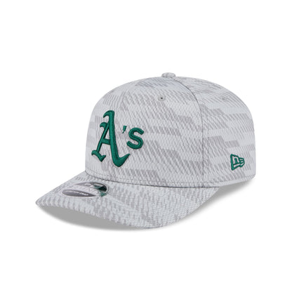 Athletics 2025 Clubhouse Gray 9SEVENTY Stretch-Snap Hat