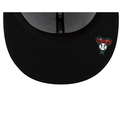 Arizona Diamondbacks 2025 Clubhouse Alt Black 59FIFTY Fitted Hat
