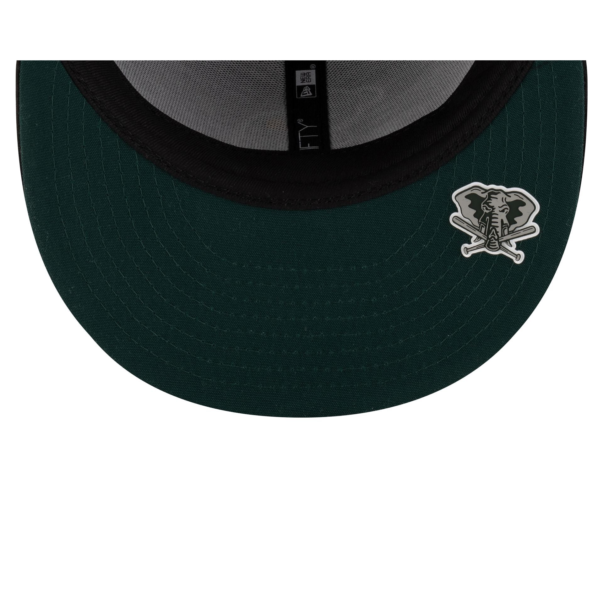 Athletics 2025 Clubhouse Alt Black 59FIFTY Fitted Hat