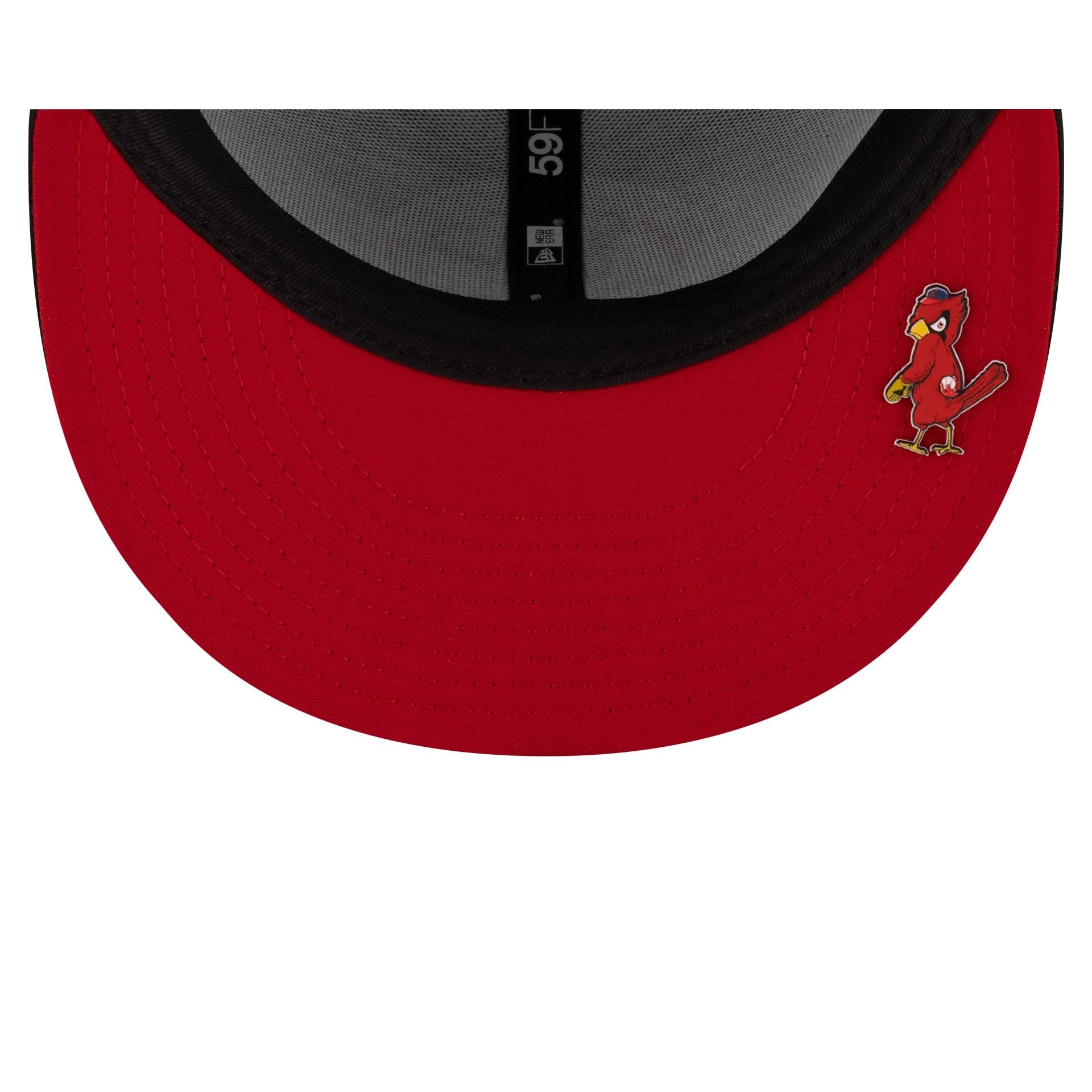 St. Louis Cardinals 2025 Clubhouse Alt Black 59FIFTY Fitted Hat