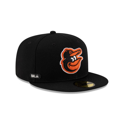 Baltimore Orioles 2025 Clubhouse Black 59FIFTY Fitted Hat