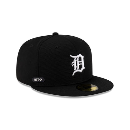 Detroit Tigers 2025 Clubhouse Black 59FIFTY Fitted Hat