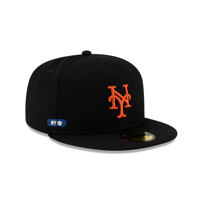 New York Mets 2025 Clubhouse Black 59FIFTY Fitted Hat