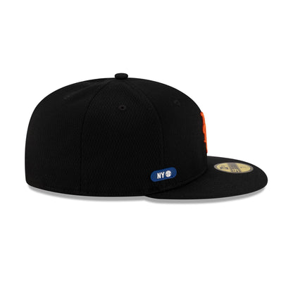 New York Mets 2025 Clubhouse Black 59FIFTY Fitted Hat