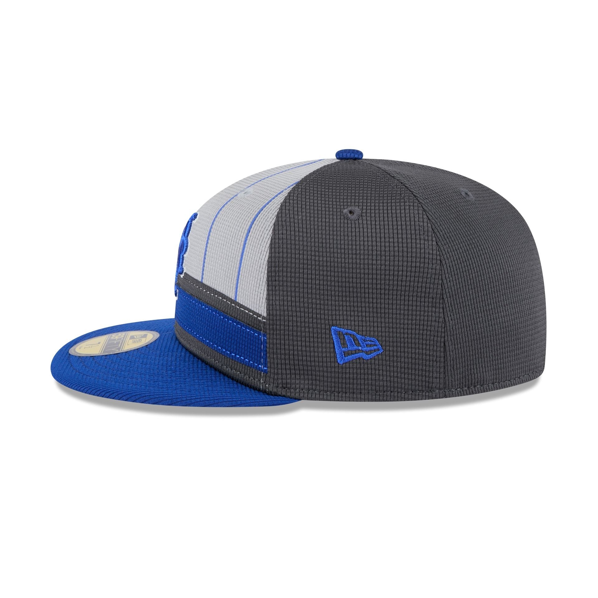 New York Mets 2025 Batting Practice Gray 59FIFTY Fitted Hat