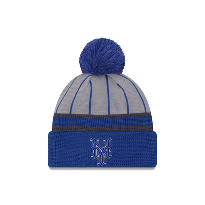 New York Mets 2025 Batting Practice Pom Knit Hat