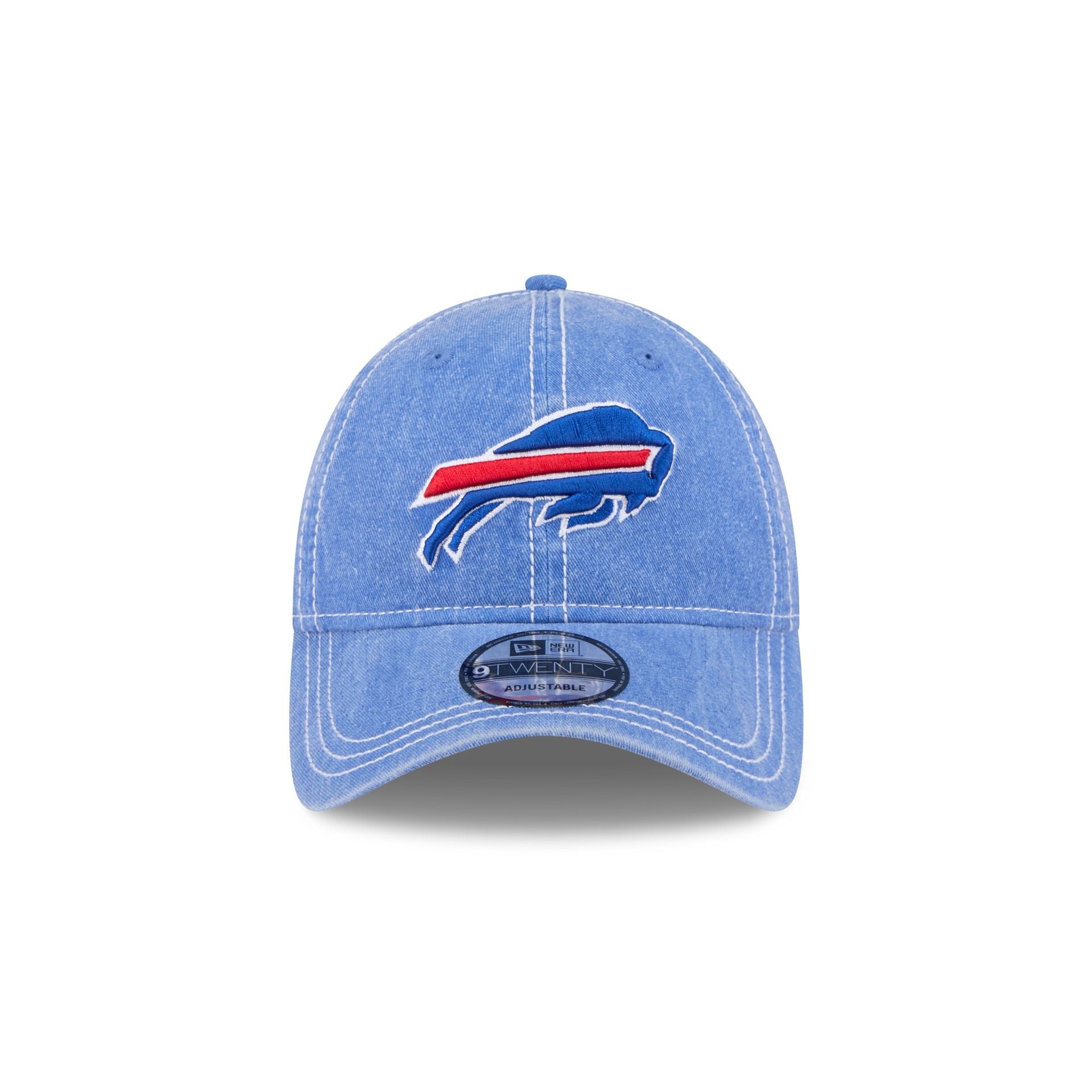 Buffalo Bills Washed Contrast 9TWENTY Adjustable Hat