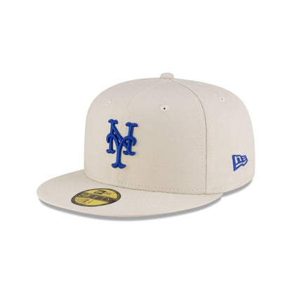 New York or Nowhere x New York Mets Chrome White 59FIFTY Fitted Hat
