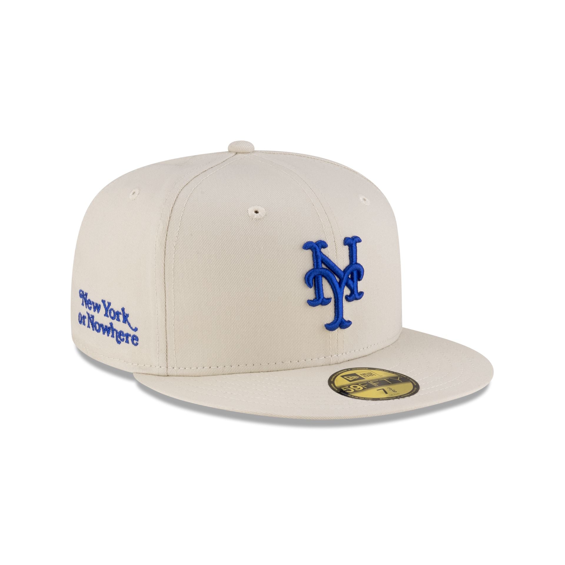 New York or Nowhere x New York Mets Chrome White 59FIFTY Fitted Hat