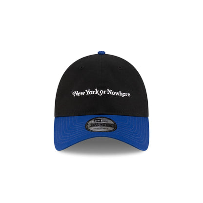 New York or Nowhere x New York Mets Black Wordmark 9TWENTY Adjustable Hat