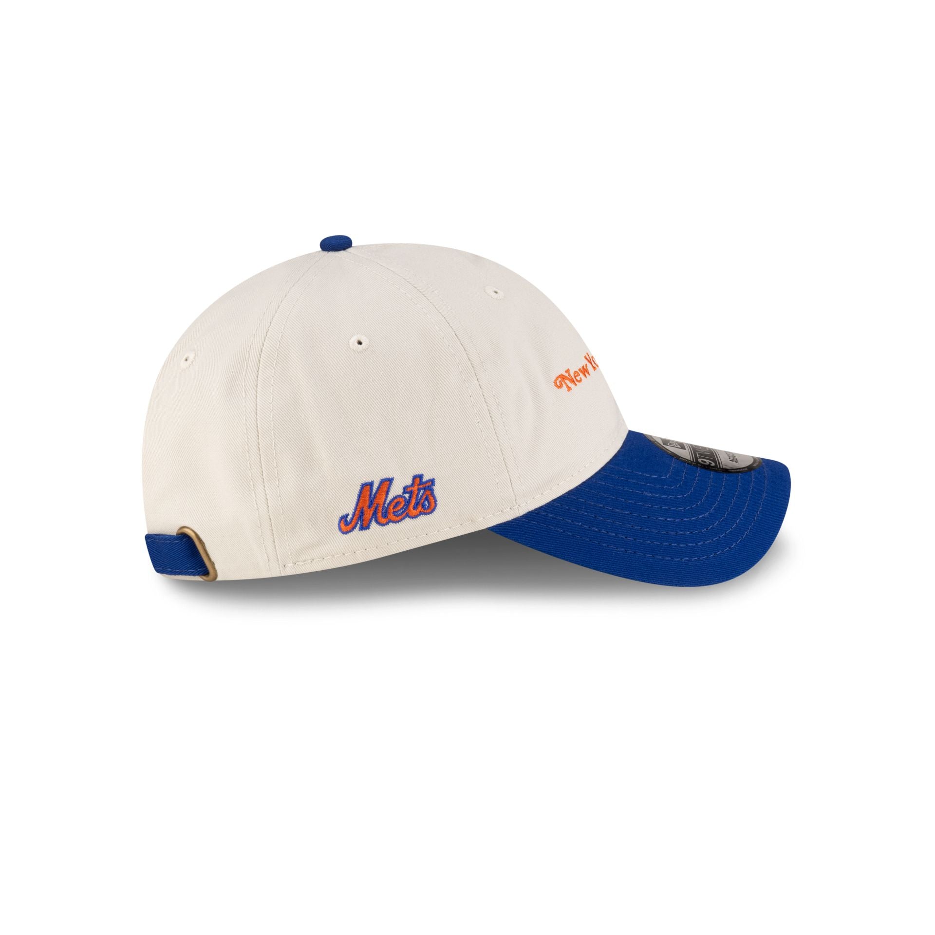 New York or Nowhere x New York Mets Chrome White Wordmark 9TWENTY Adjustable Hat