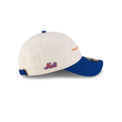 New York or Nowhere x New York Mets Chrome White Wordmark 9TWENTY Adjustable Hat