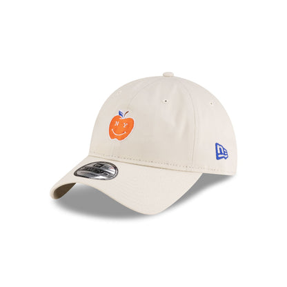 New York or Nowhere x New York Mets Chrome White Apple 9TWENTY Adjustable Hat