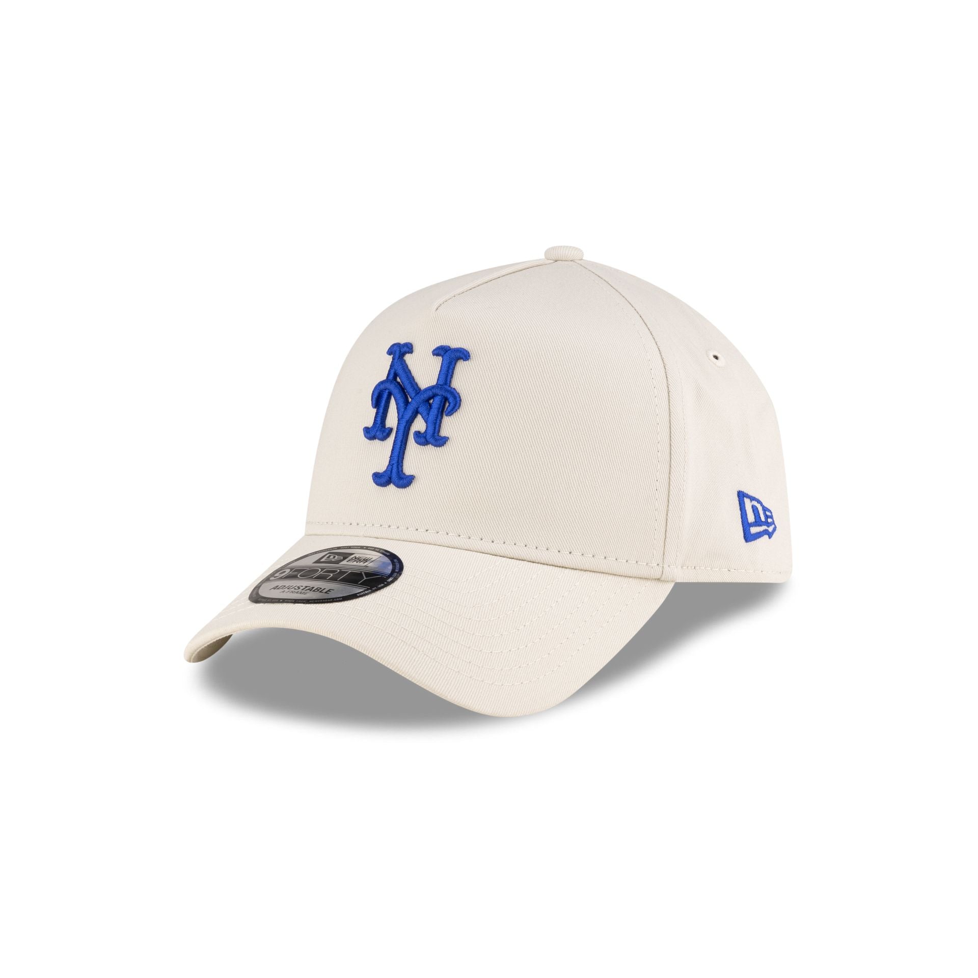 New York or Nowhere x New York Mets Chrome White 9FORTY A-Frame Snapback Hat