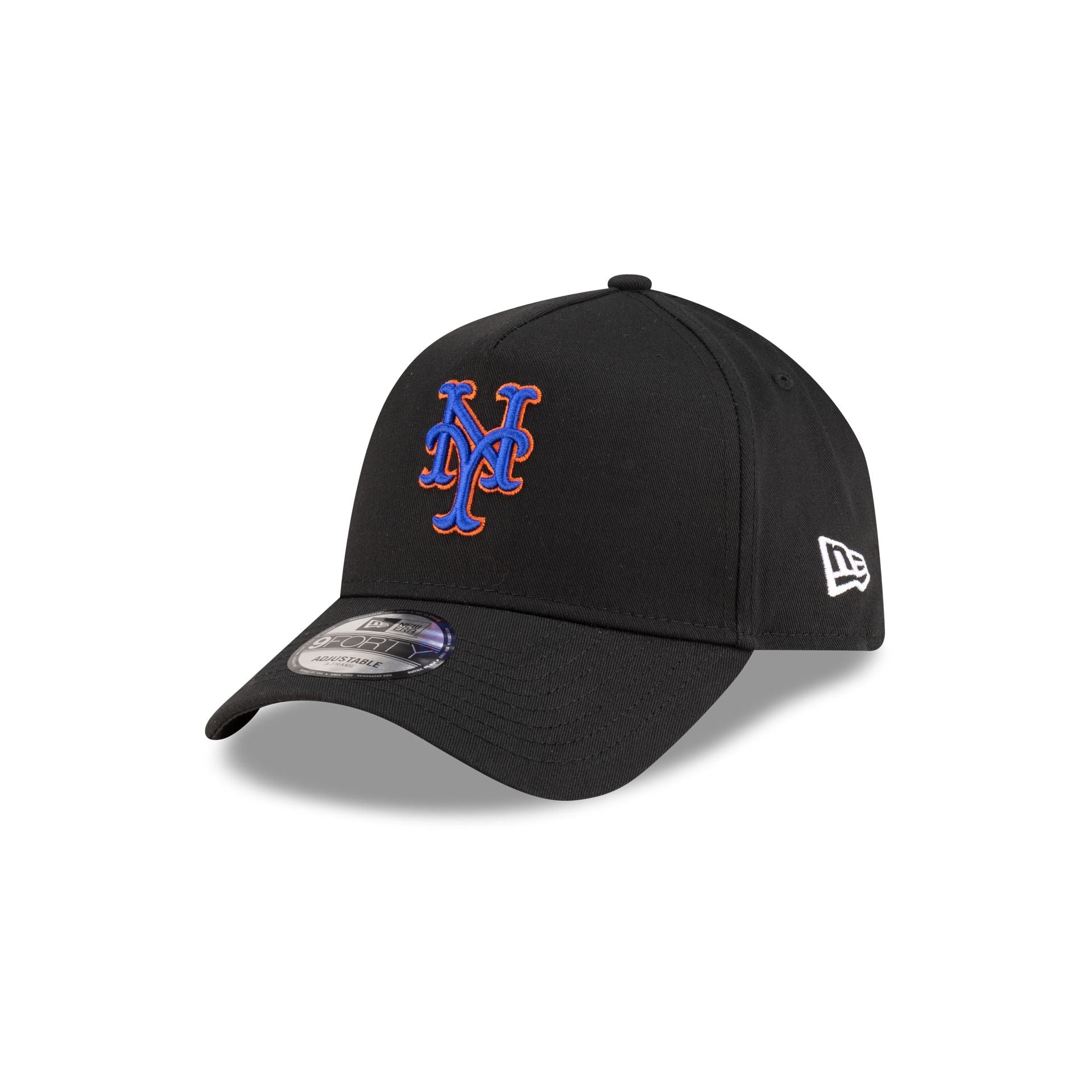New York or Nowhere x New York Mets Black 9FORTY A-Frame Snapback Hat