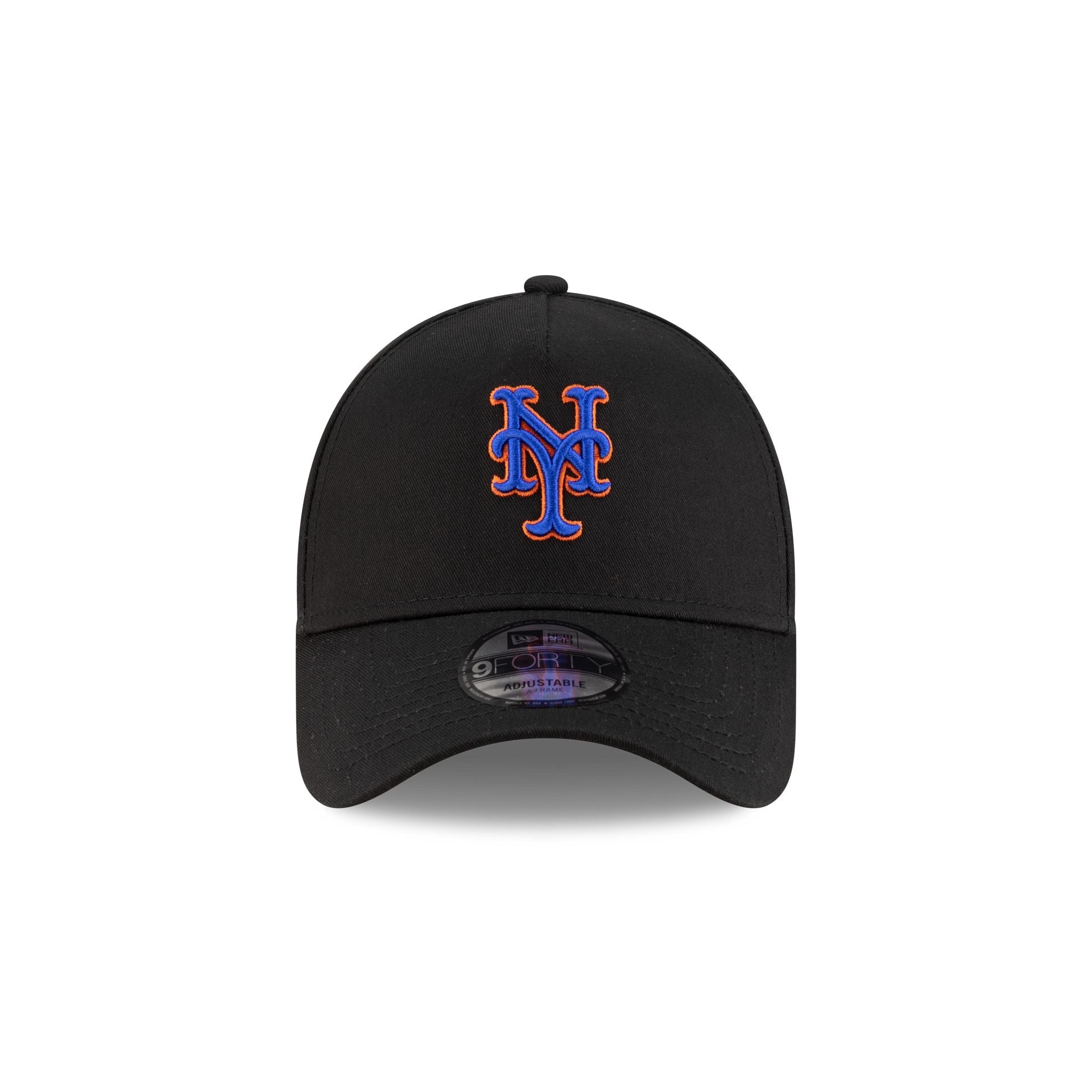 New York or Nowhere x New York Mets Black 9FORTY A-Frame Snapback Hat